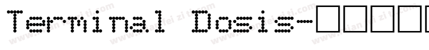 Terminal Dosis字体转换